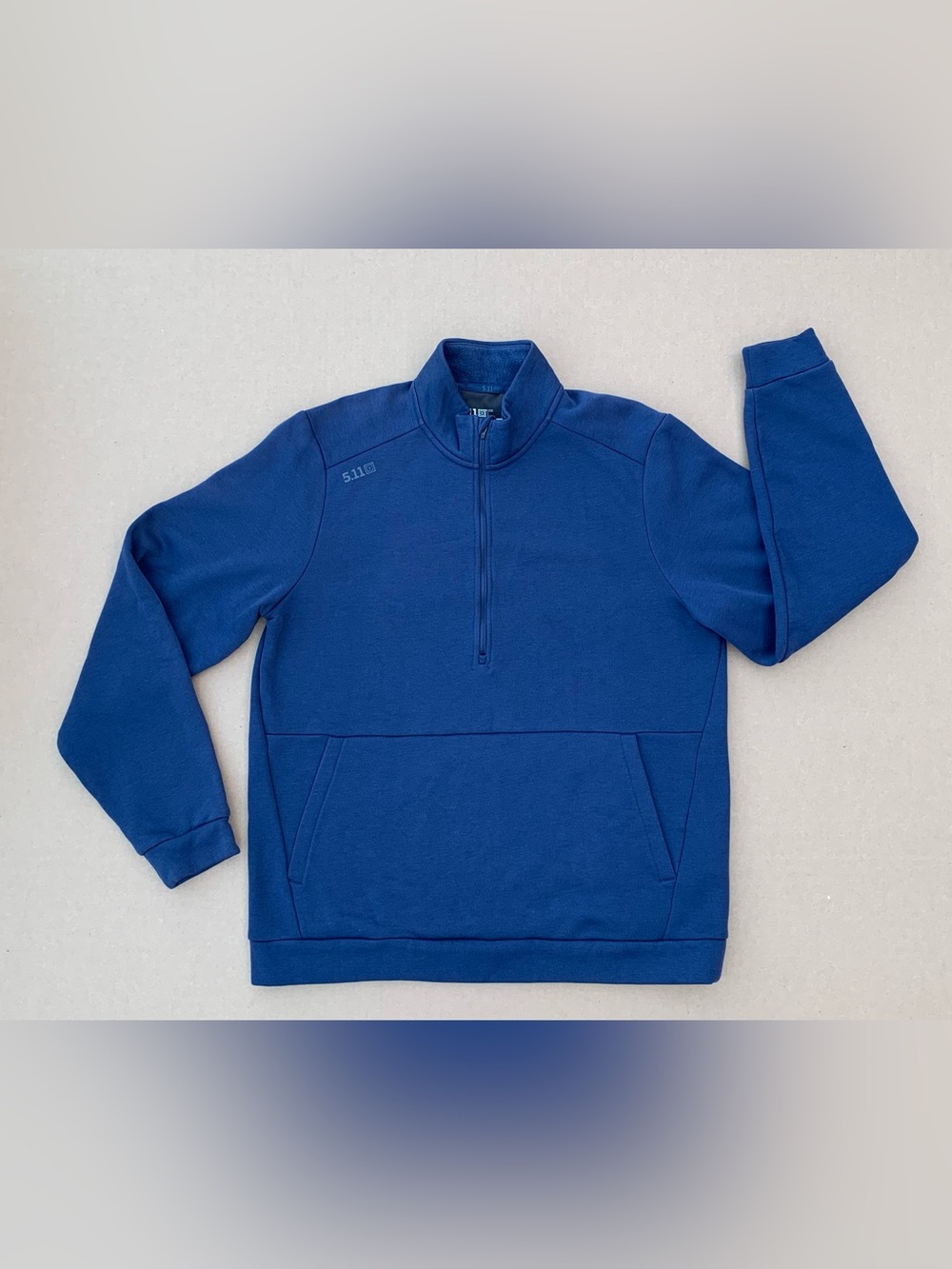 5.11 Tactical Blue Quarter Zip Sweater (Large)